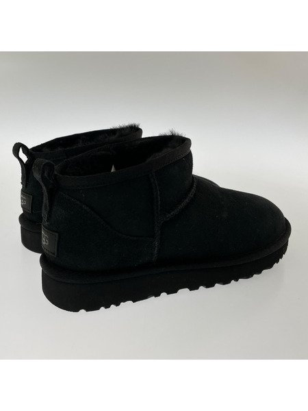 UGG ブーツ W CLASSIC ULTRA MINI 黒 25cm