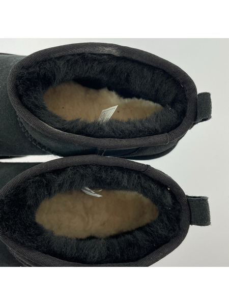 UGG ブーツ W CLASSIC ULTRA MINI 黒 25cm
