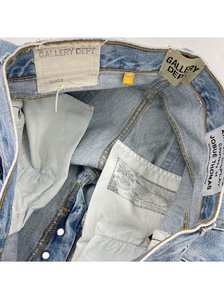GALLERY DEPT 5001 裾カットオフ リメイクデニムパンツ 30