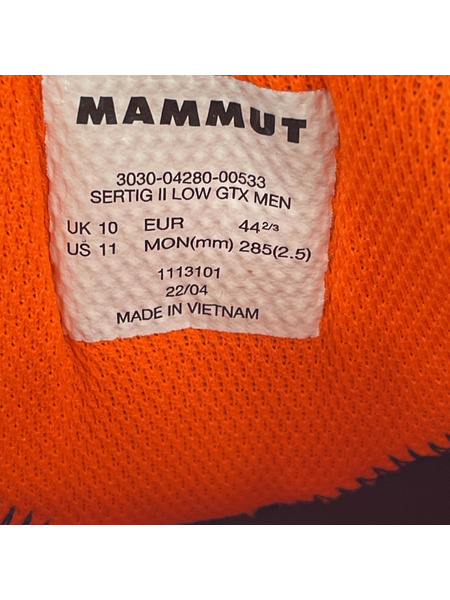 Mammut シューズ Sertig II Low GTX (UK10)3030-04280-00533