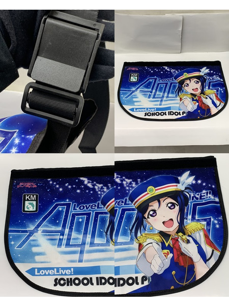 COSPA ラブライブ！サンシャイン！！ 松浦果南 リバーシブルメッセンジャーバッグ 開封品 コスパ Aqours アクア HAPPY PARTY TRAIN 
