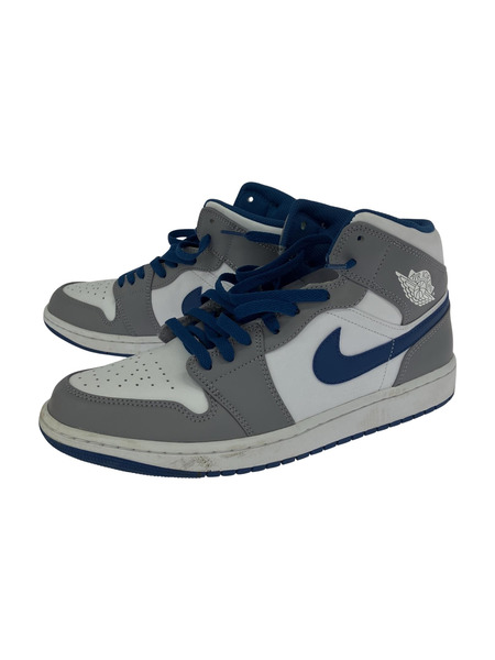NIKE スニーカー AIR JORDAN 1 MID True Blue (28.5cm)