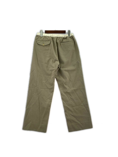 パンツ OLD FOLK HOUSE ウールパンツ 2 ベージュ