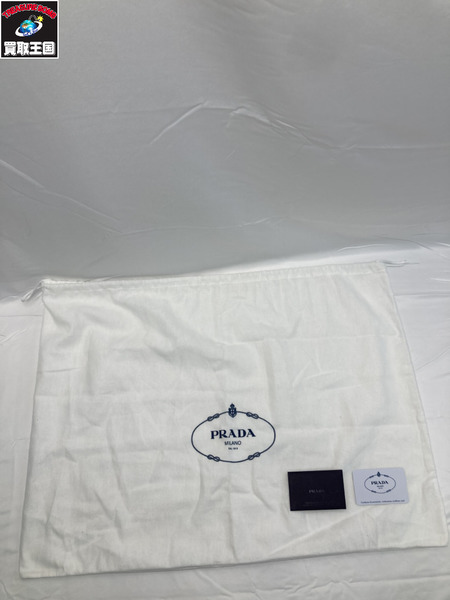 PRADA 1BG130 テリートートバッグ ホワイト プラダ