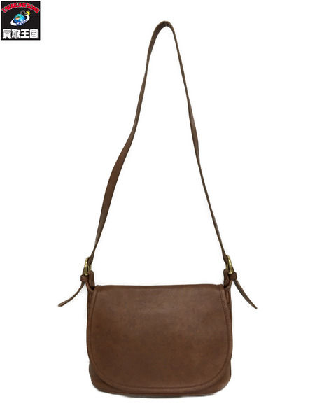COACH　D5C-4150　レザーショルダーバッグ　茶