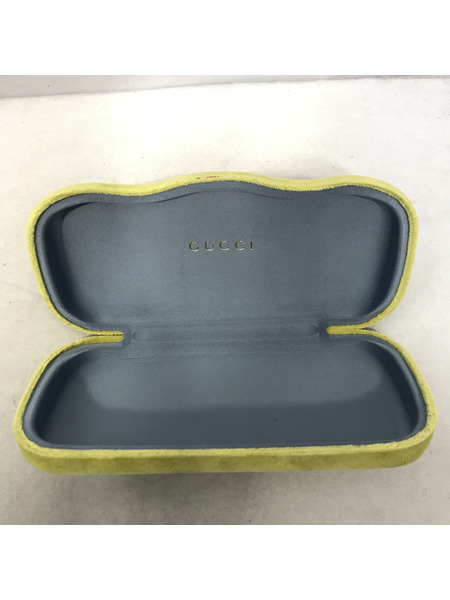 小物 GUCCI クリアブルー サングラス ケース付き