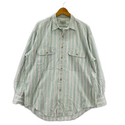 Banana Republic 長袖シャツ 80S 初期タグ コットン ストライプ (M)