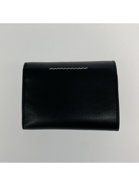 MM6 コンパクトウォレット 三ツ折リ財布 ブラック[値下]