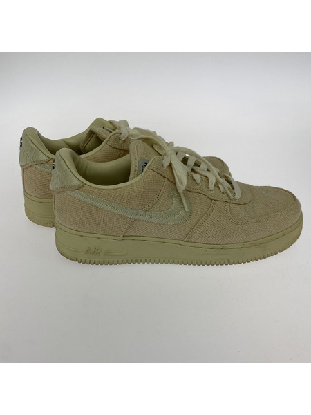 NIKE スニーカー STUSSY AIR FORCE 1 LOW CZ9084-200 28cm[値下]