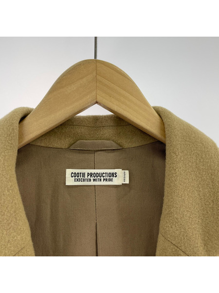 COOTIE ジャケット Wool Mossa Chester Coat M ベージュ