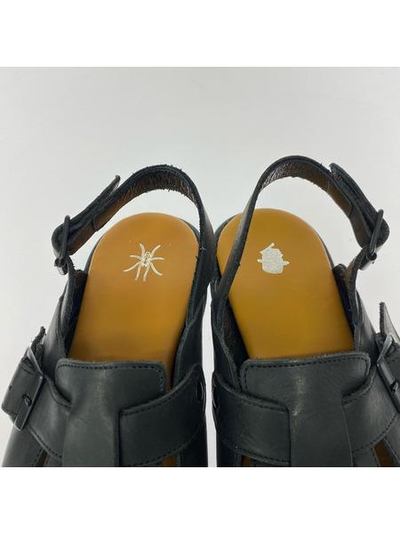 シューズ Tomo & Co レザーストラップサンダル 26.0cm