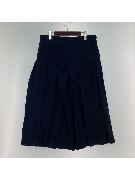 COMME des GARCONS HOMME PLUS 袴パンツ　S　ネイビー　PD-A016[値下]