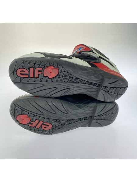 シューズ elf Synthese 14 ライディングシューズ (28cm) 白赤黒
