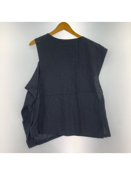 LIMI feu ソノ他 デザインカットソー 黒