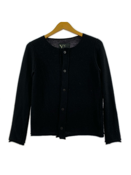 Y's カーディガン ウール カーディガン ブラック