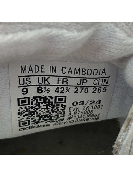 adidas originals スニーカー SAMBA OG WHT BLK B75806 (27.0)