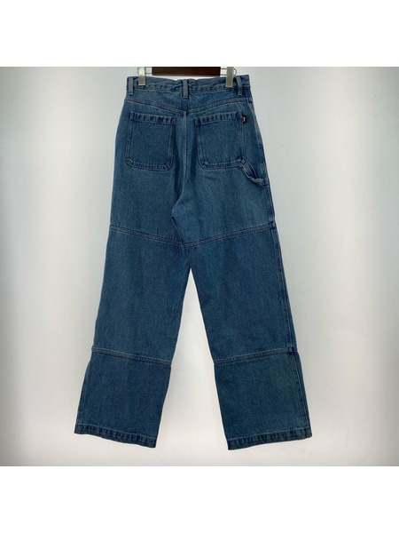 STUSSY デニム・ジーンズ ダブルニーペインターデニムパンツ (S)