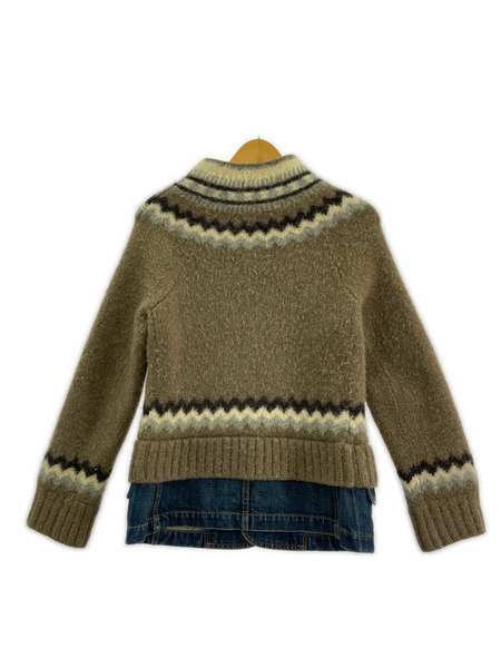 tricot COMME des GARCONS ジャケット デニム ニット ジャケット 2005