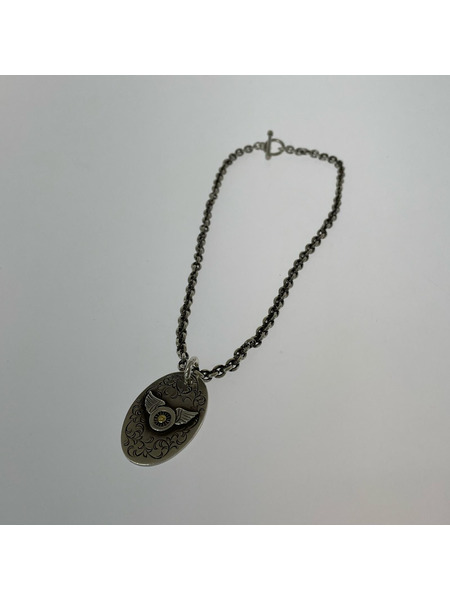 THE FLAT HEAD ネックレス K18/SILVER