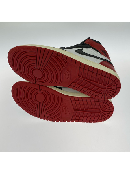 NIKE スニーカー Air Jordan 1 High Black Toe Reimagined