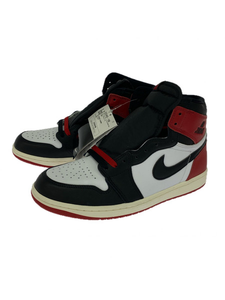 NIKE スニーカー Air Jordan 1 High Black Toe Reimagined