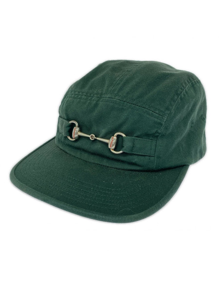 Supreme キャップ 17AW Horsebit Camp Cap グリーン