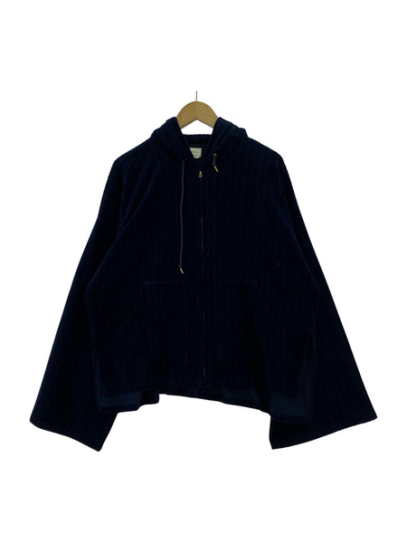 FILL THE BILL ベルベットジップパーカー (F) ネイビー