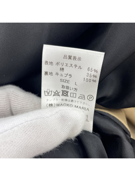 WACKO MARIA COTTON TAILORED JACKET テーラードジャケット L ベージュ
