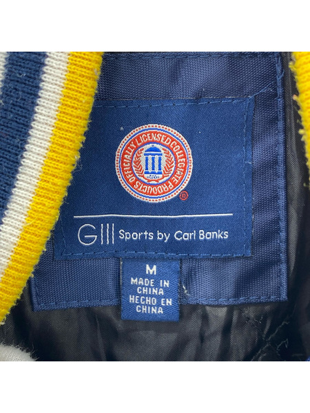 ジャケット G-Ⅲ sports  MICHIGAN スタジャン ネイビー M