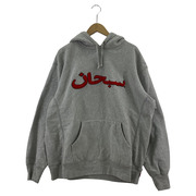 Supreme 21AW Arabic Logo Hooded Sweatshirt アラビックロゴ L グレー