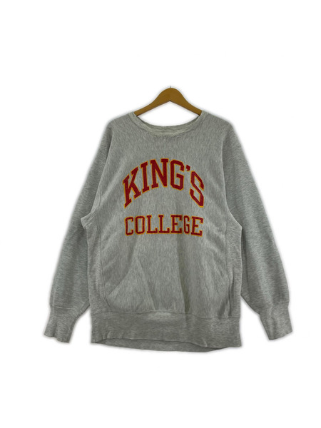 Champion スウェット・トレーナー 90s リバースウィーブ KINGS COLLEGE (XL)