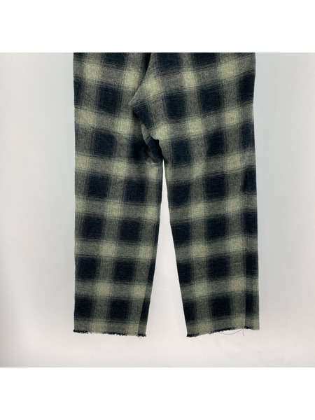 Name. パンツ モールスキン チェックパンツ 黒 (1)