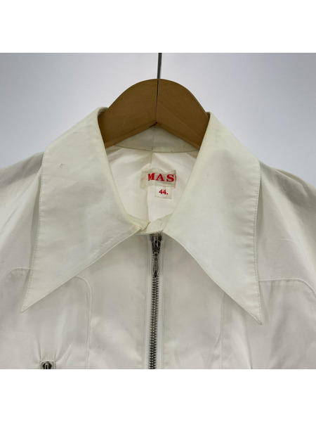 MASU 長袖シャツ コットンシャツ WHT 44