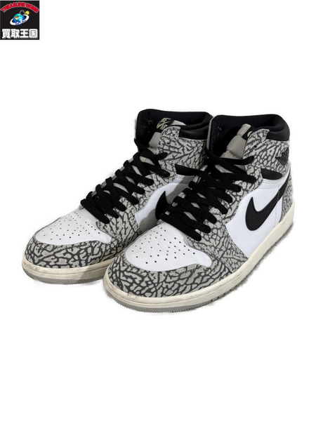NIKE AJ1 High OG White Cement/Safar 27.5cm