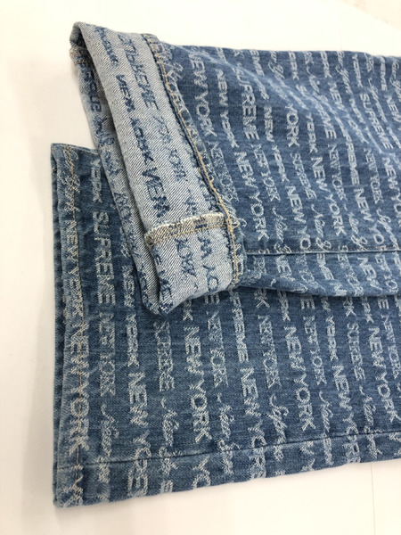 Supreme 22AW multi type jacquard regular jeans (w36以上)[値下]