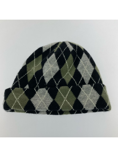 Supreme ニットキャップ argyle cashmere beanie