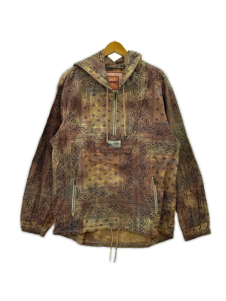 GUESS×ALCHEMIST ペイズリー柄アノラックパーカー M