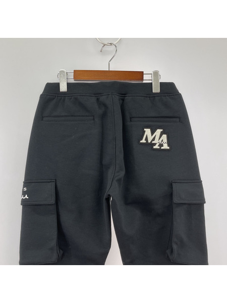 ACANTHUS×muta ダブルニットカーゴパンツ M ブラック MA2429