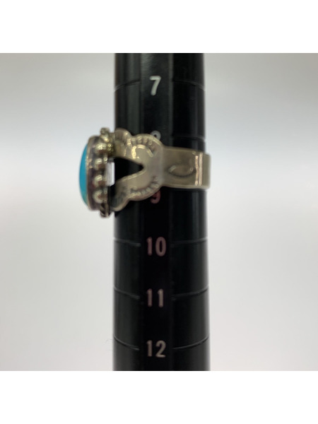 Hopi 10号 High Set GemTurquoise ring|商品番号 Hopi 10号 High Set GemTurquoise ring|商品番号