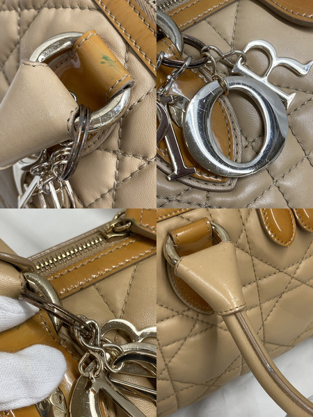 Dior ハンドバッグ カーフスキン 茶
