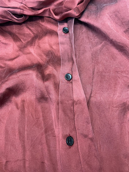 SAINT LAURENT シルク ボウタイシャツ