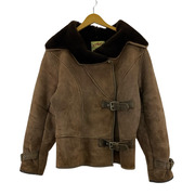 OLD・VINTAGE ジャケット AZTECA 70s フランス製 ムートンジャケット 茶