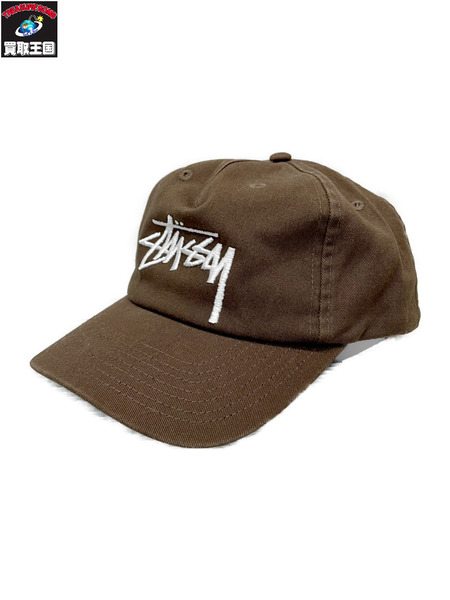 STUSSY 25AW BIG STOCK MID DEPTH CAP 茶
