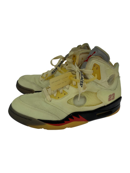 NIKE スニーカー ×Off-White Air Jordan 5  Sail[値下]