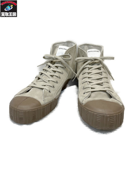SPALWART ハイカットスニーカー 43 ベージュ