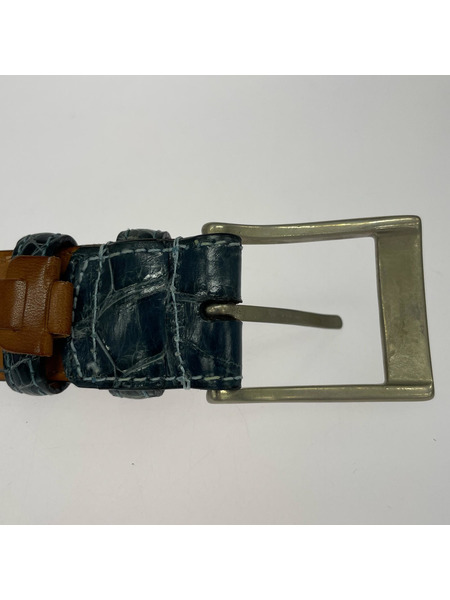 ソノ他 andrea d'amico クロコレザーベルト