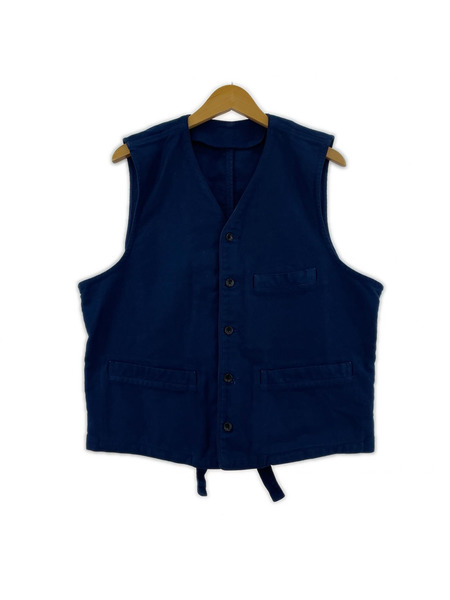 Porter Classic MOLESKIN CLASSIC VEST モールスキンベスト L インディゴ