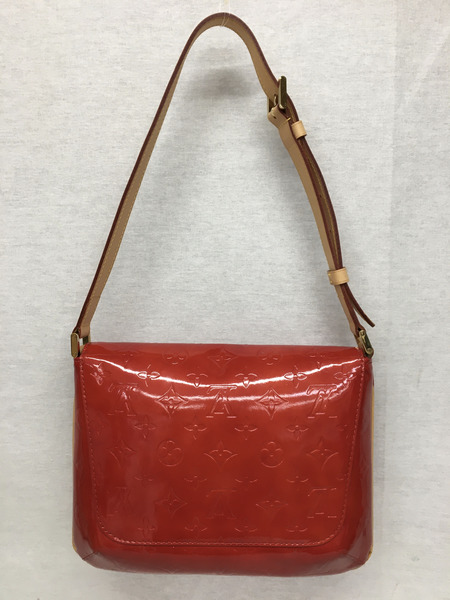 LOUIS VUITTON ショルダーバッグ ヴェルニ トンプソン M91094 CA0100 レッドエナメル