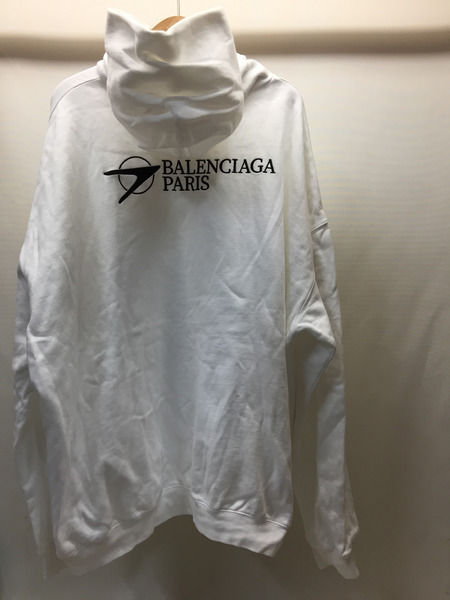BALENCIAGA 21SS Corporate Hoodie コーポレートフーディ 刺繍パーカー XXS[値下]