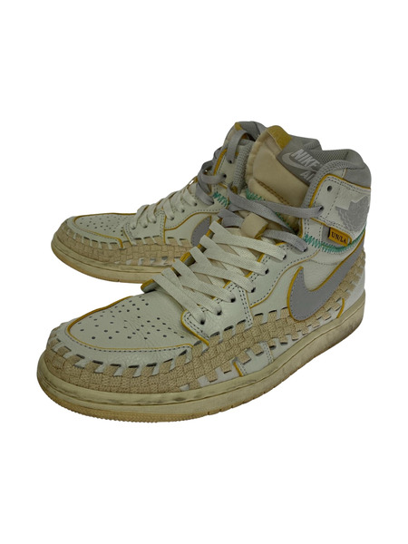NIKE スニーカー UNION × BBS Air Jordan 1 High OG FD2565-100 26cm